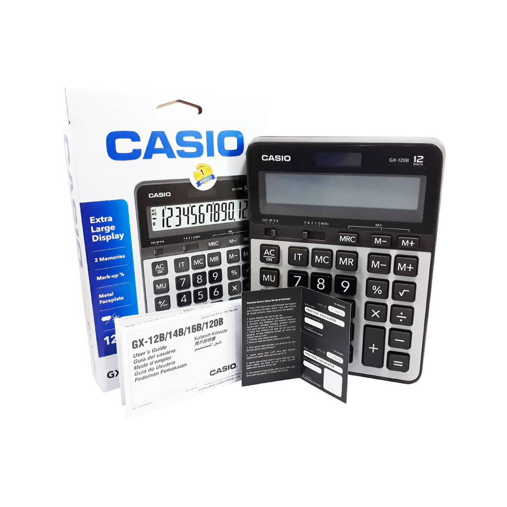 

Calculator Casio Kalkulator Dekstop GX-120B, 12B, 14B, 16B