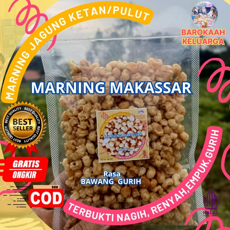 

MarnIng Super Premium Cocok buat camilan di perjalanan dan pantas buat Hidangan Tamu khas makassar 100 gr original harga PALING SPESIAL dan aseli dari jagung ketan