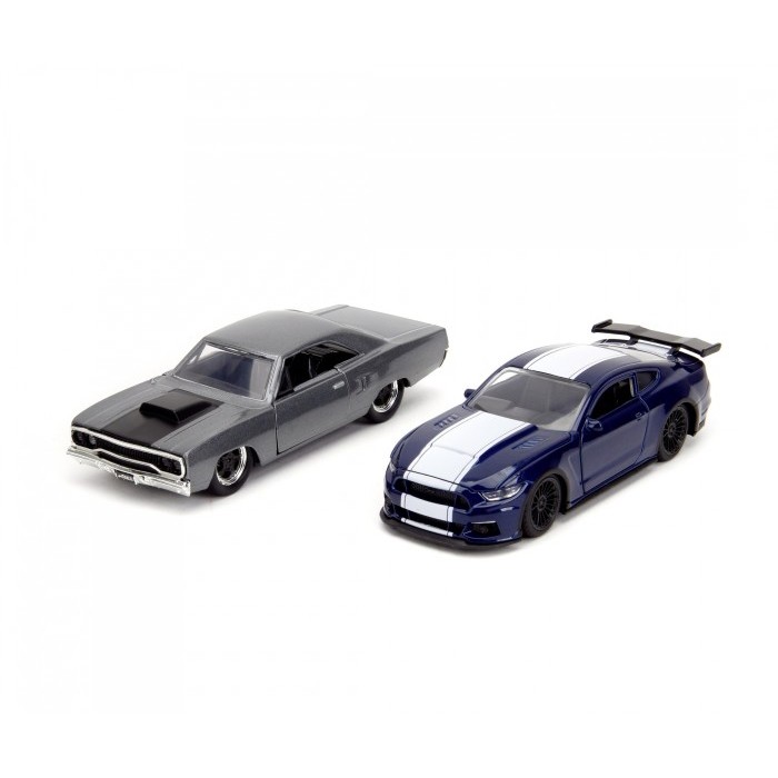 Jada 1:32 - Fast & Furious Twin Pack Ford Mustang GT 2016 & Dom's Plymouth Road Runner