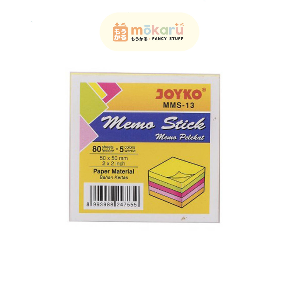 

Joyko Memo Stick MMS 13 / Memo Sticky Notes / Kertas Memo Tempel