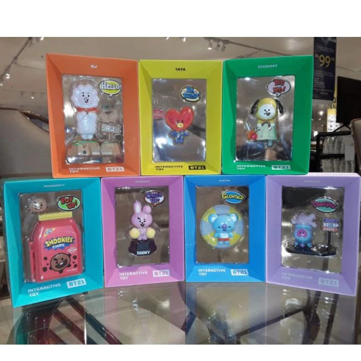 BT21 BT 21 Interactive Toy RJ Tata Chimmy Shooky Cooky Koya Mang KSMbersaudara