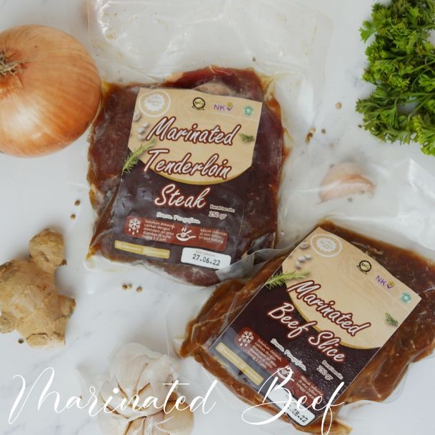

Wahyu Beef Marinated Beef Slice 250gram|Marinasi Beef Slice|Beef Slice|Marinasi Daging Slice|