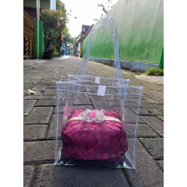 

Tas Mika Bening Transparan Termurah ukuran 20×15×20 READY STOK