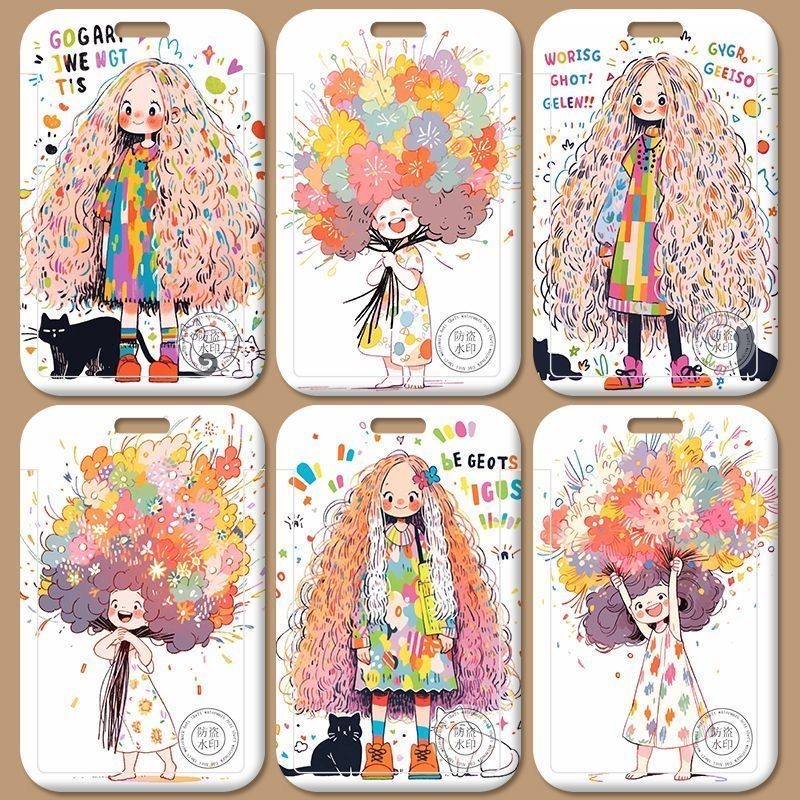 

Penutup pelindung kartu ID Kawaii, tempat kartu gadis grafiti, tempat kartu ID, kartu bus, penutup pelindung kartu pelajar, kartu makan, penutup pelindung kartu akses, ID CARD HOLDER