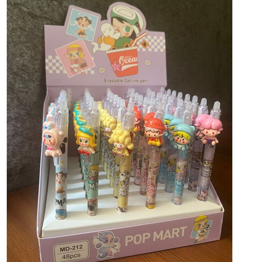 

Pen Cetek Bisa Hapus Hacipupu Pen Gel Hapus Popmart Molly Erasable Pen Dimoo Pulpen Mekanik Satyr Rory
