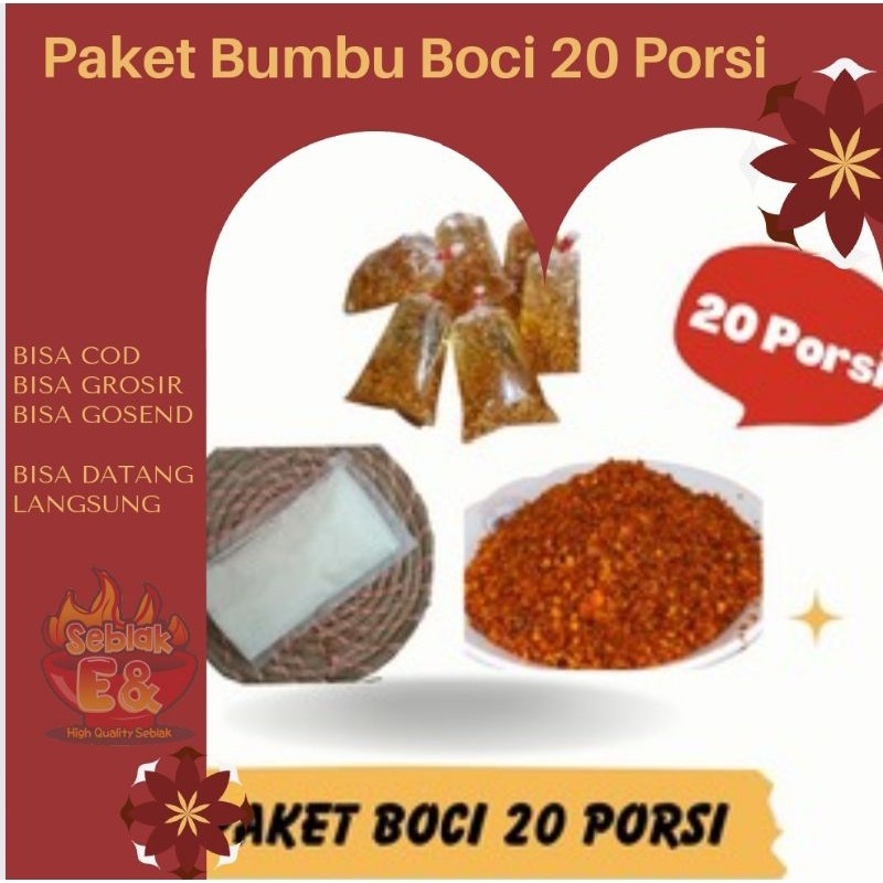 

Promo 7.7 Paket Usaha Bumbu Baso Aci Lengkap untuk 20 porsi Minyak Bawang Cabe Bubuk Bumbu Putih