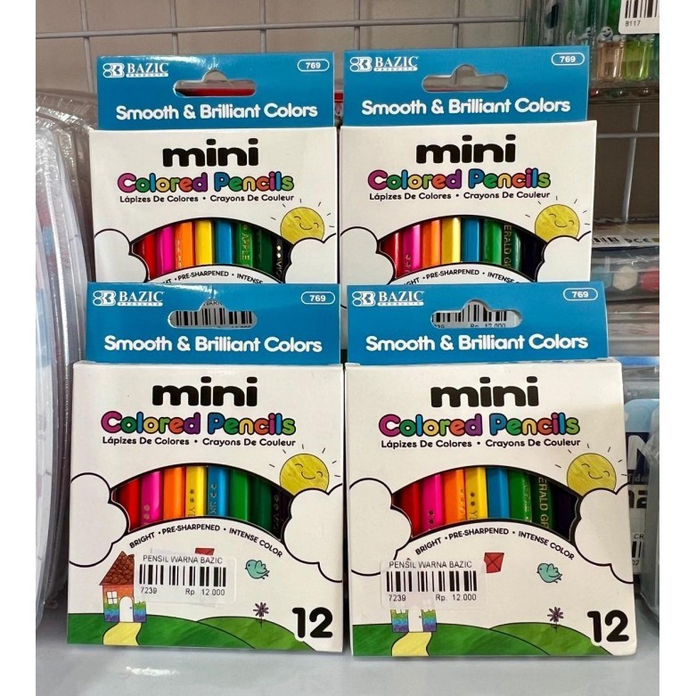 

PENSIL WARNA BAZIC 12 PNDK 769