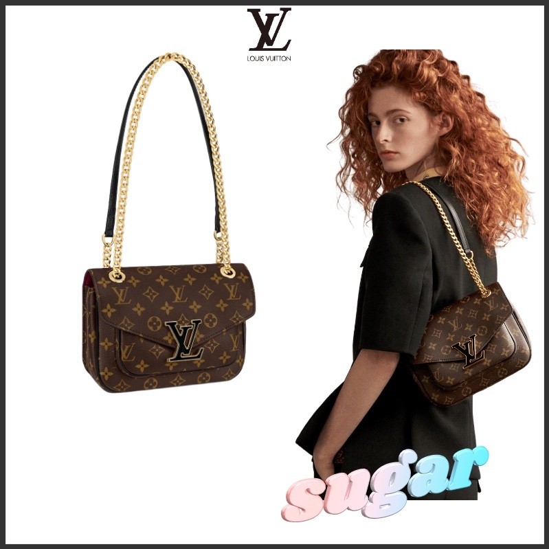 Louis Vuitton PASSY Chain Bag/Crossbody Bag/Shoulder Bag/New Arrival/Hot Sa00