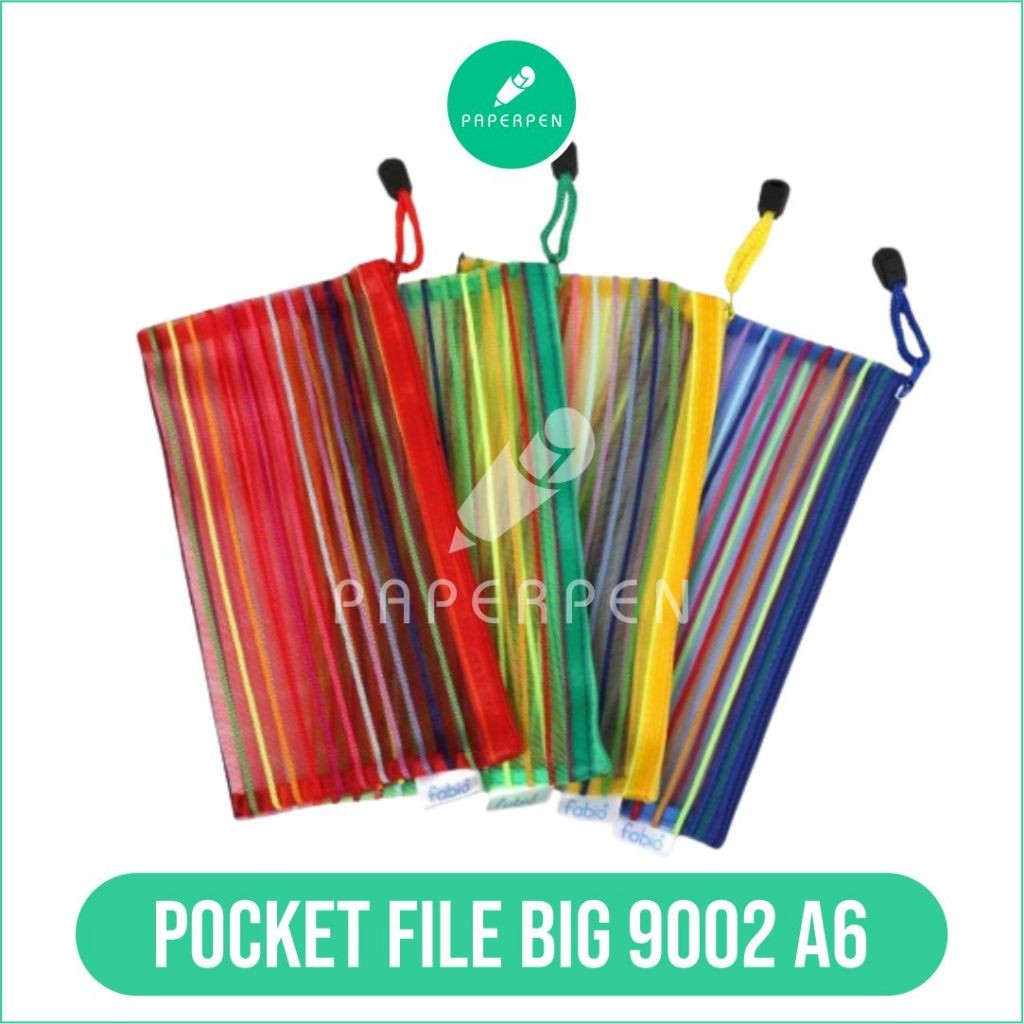 

[P_ATK] POCKET FILE BIG 9002 A6/TEMPAT PENSIL/POCKET