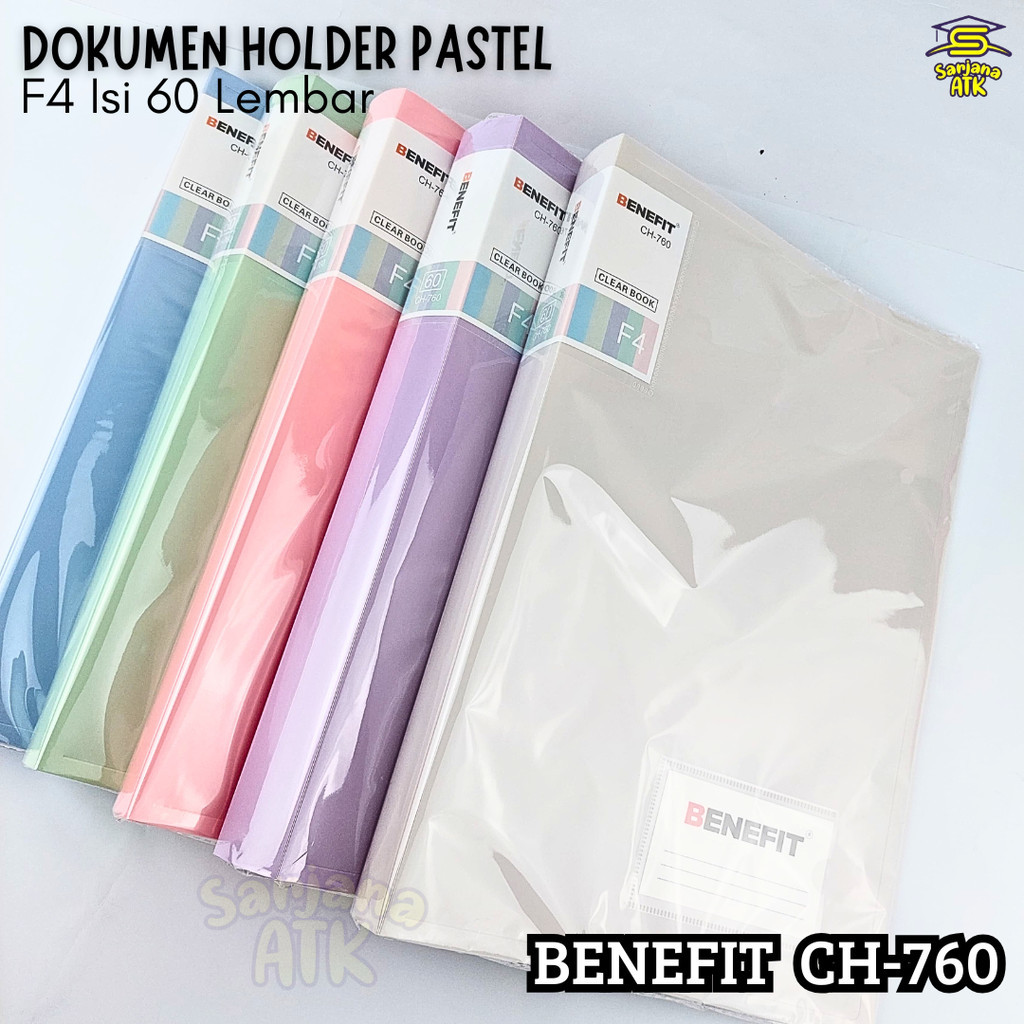 

Map Dokumen Holder Pastel Isi 60 Pocket / Dokumen Keeper / Pengarsipan Dokumen / Clear Holder BENEFIT Pastel CH-760