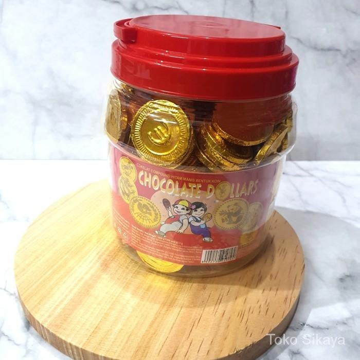 

Coklat koin mas dolar jadul murah 200 pcs . 100 pcs dn 50 pcs