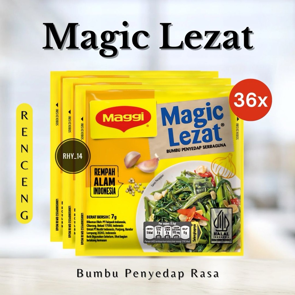 

Magic Lezat isi 36 PCS / Penambah Rasa