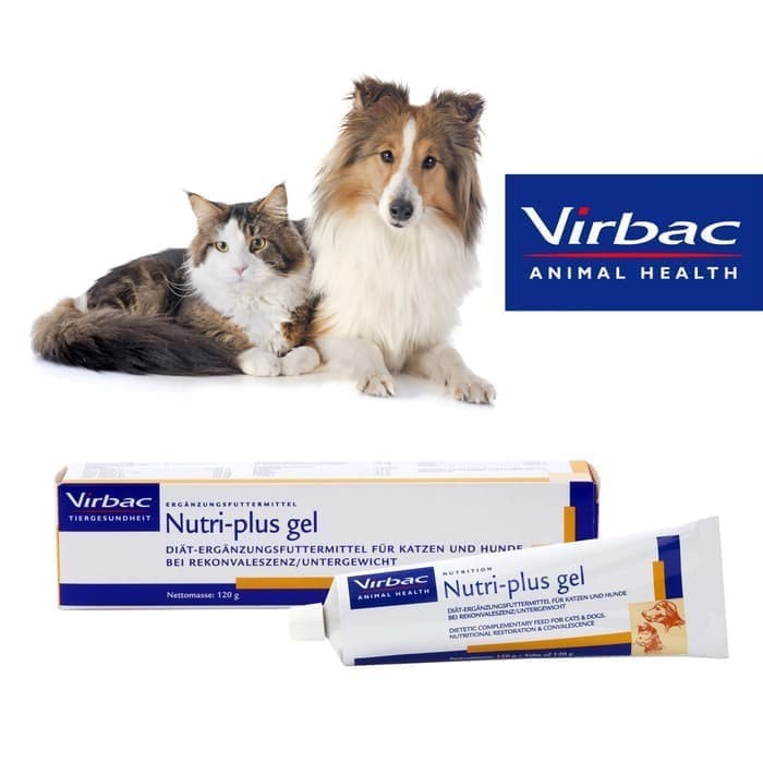 [SUNNYPAWS] Virbac Nutri Plus Gel NutriPlus Multi Vitamin Recovery Supplement Suplemen Penambah Nafs