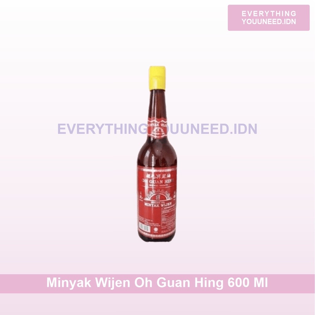 

Minyak Wijen Oh Guan Hing 600 Ml