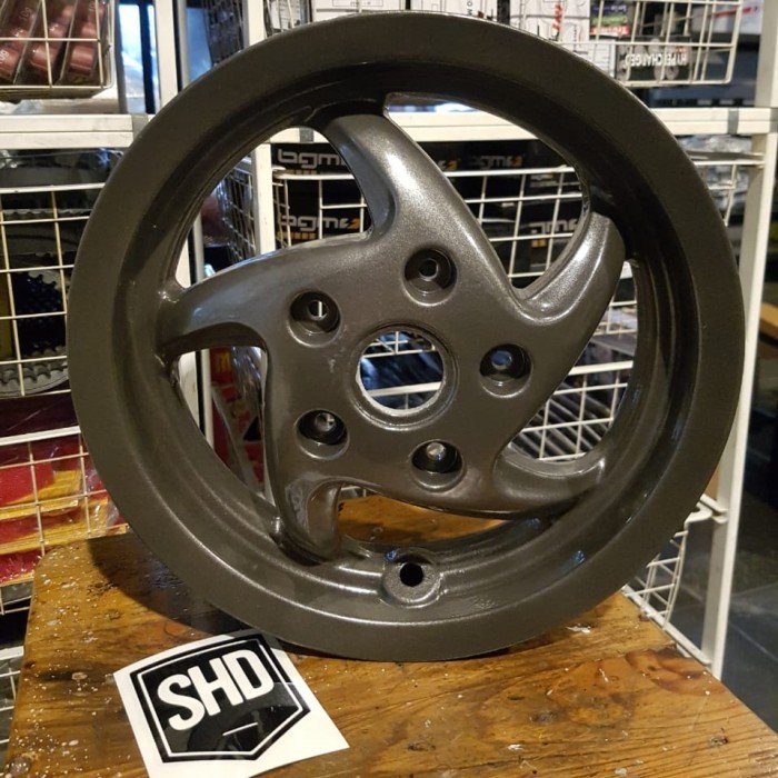 VELG TUBELESS 10INCH ZIP MK1 ORIGINAL GRIMECA TITANIUM | FRONT & REAR