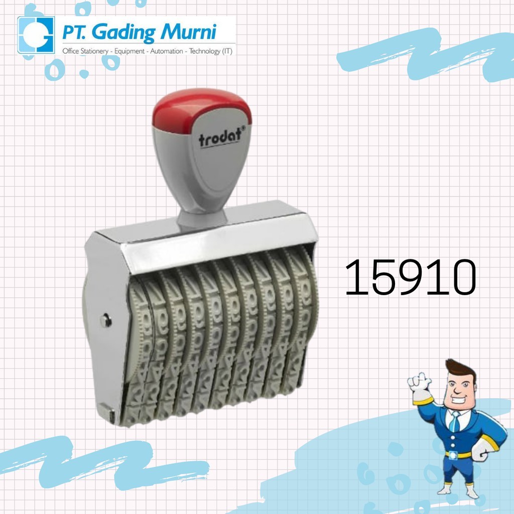 

STAMPEL ANGKA TRODAT 15910 9 MM 10 DIGIT