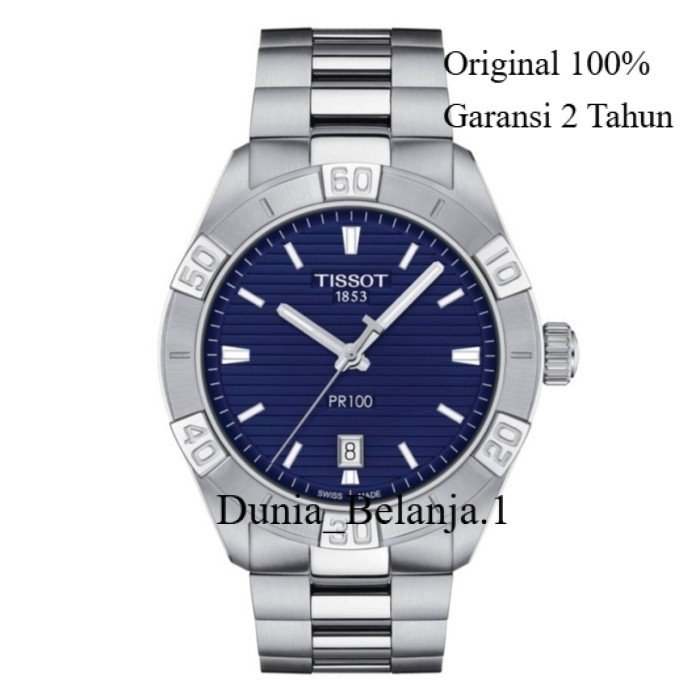 Original 100% Jam Tangan Pria TISSOT PR 100  T101.610.11.041.00 Sport Gent Garansi Resmi 2 Tahun