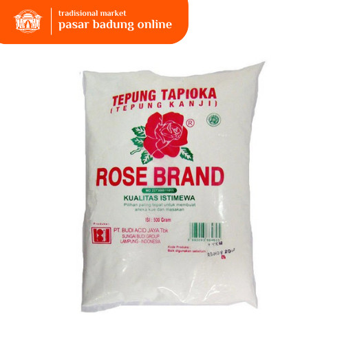 

Tepung (Tapioka) Kanji Rose Brand 500 gram