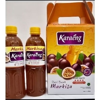 Sirup MARKISA PREMIUM asli dari MAKASSAR -KARAENG- 500 ML -BEST SELLER-