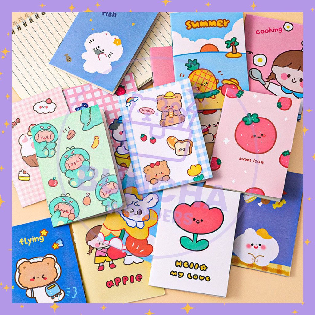 

BW PROMO - Buku Tulis Mini Motif Kartun Notebook Cartoon Notepad Karakter Memo Murah Import Ecer