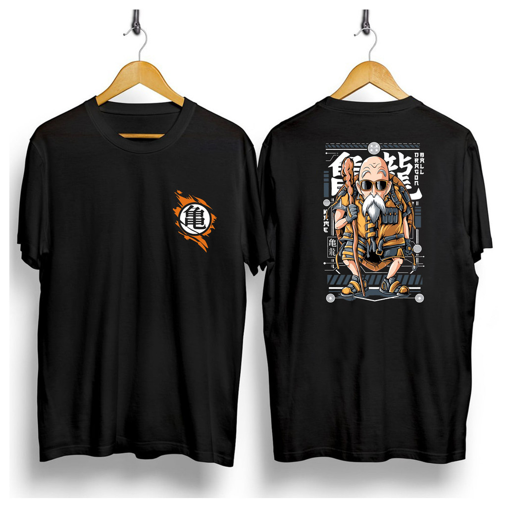 Dragon Ball Kakek Kura-Kura  New Keren Kaos atasan pria oblong cowok/cewek dewasa lengan pendek