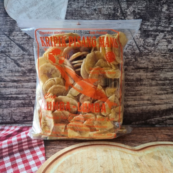 

Keripik Pisang Manis / Asin Cap Lumba-Lumba 300gr Oleh-oleh Khas Malang - Asin