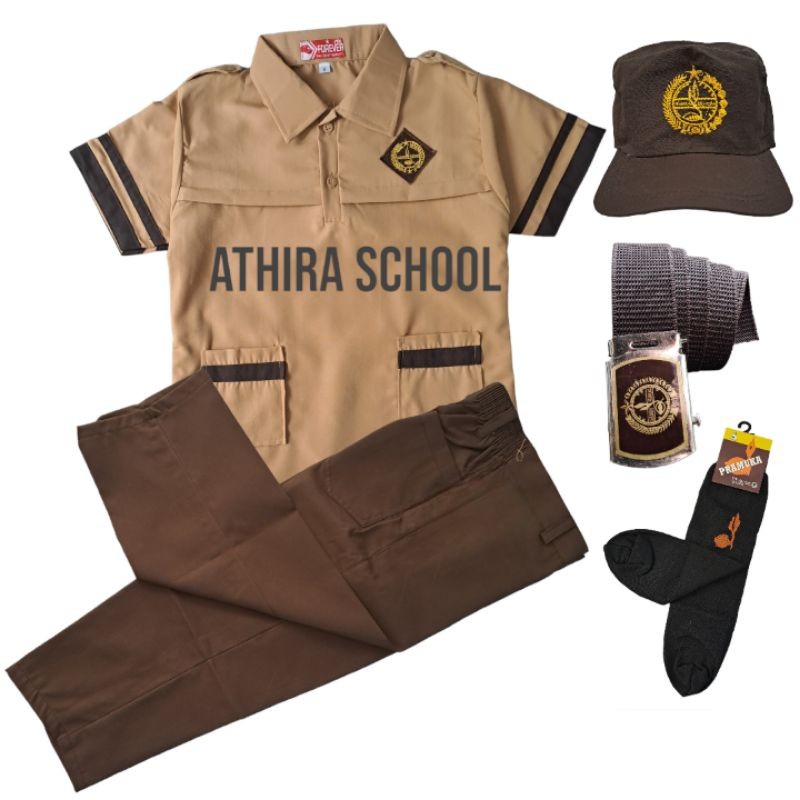 PROMO Stelan Seragam Pramuka Siaga Anak SD Laki2 baju Pendek Celana panjang