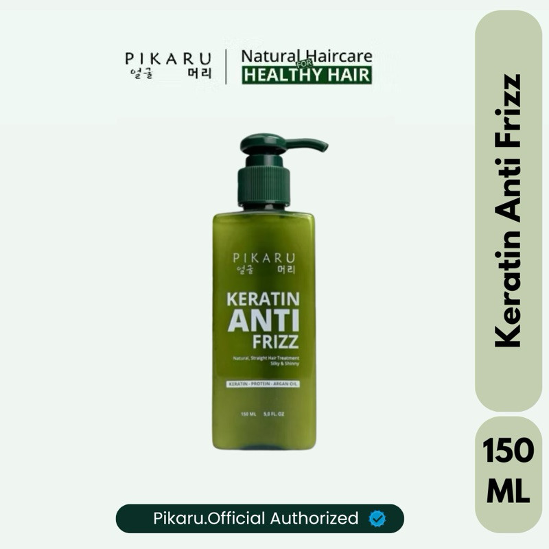 ( PIKARU 75ml ) Pikaru Keratin Rambut Anti Frizz Pelurus Rambut Treatment Rambut