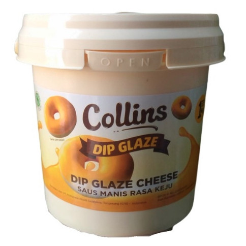 

Collins Dip Glaze Cheese 1kg Cokelat Pasta Rasa Keju
