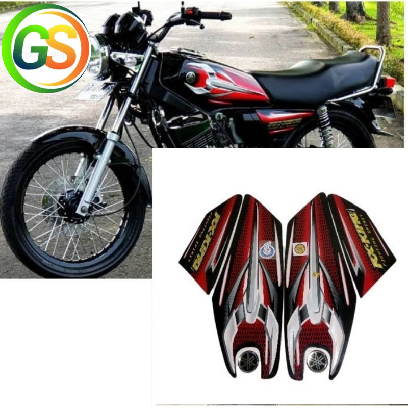 STIKER STRIPING ORI YAMAHA RX KING MERAH 2007 STIKER YAMAHA RX KING 2007 MERAH RX KING MERAH