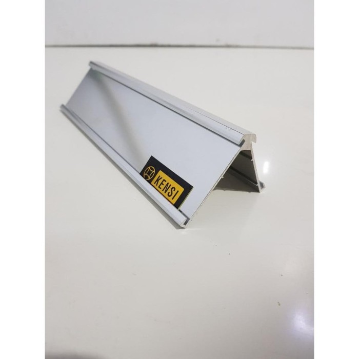 

[[New Collection]] Name Plate Holder / Sign Holder Besar Kecil Alumunium berbagai ukuran - 20.4, Tanpa Plat