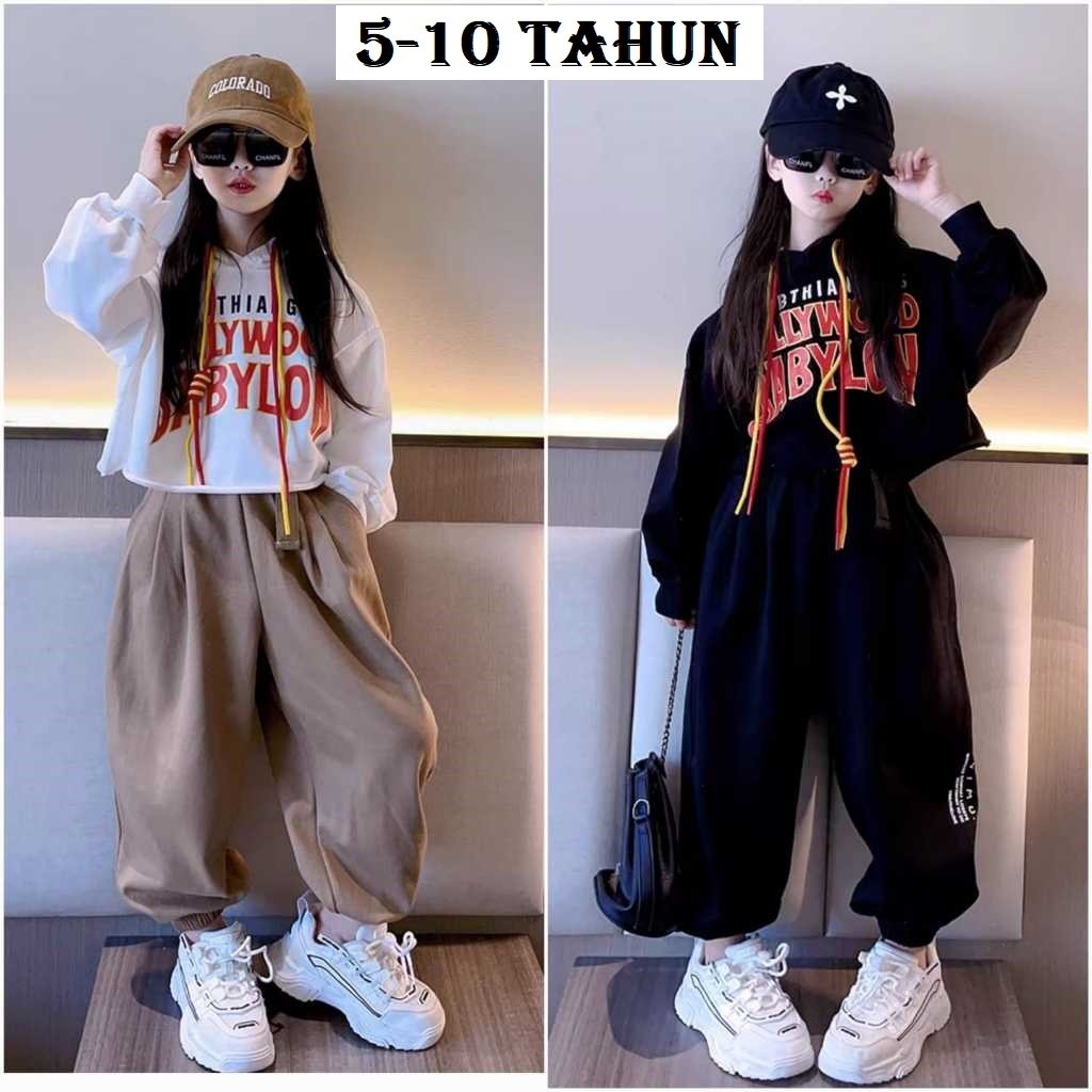 [meandboss] SSP64, Setelan Set Anak Besar Teenager Remaja Sweater Hoodie Celana Jogger