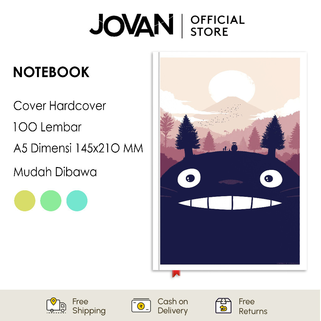 

Notebook Hardcover Custom Totoro Ghibli 1 Buku Tulis Catatan Note Agenda Planner Jurnal Diary Notebook Anime