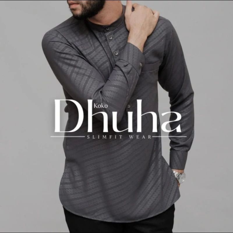 BAHAN ADEM / baju kemeja koko pria muslim lengan panjang/baju Koko kurta/baju kemeja pria kurta terb