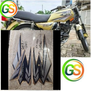 Striping Lis Sticker Standar Ori Yamaha RX-KING 2002 Gold silver Striping RX-King striping RX king