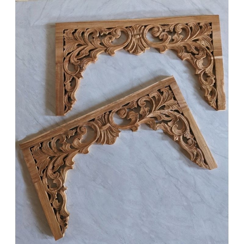 Ornamen ukir kusen jendel gebyok ukiran tempel gapuro NCH 002