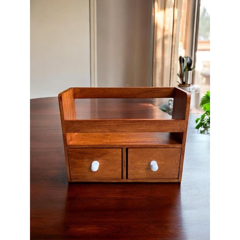 Rak Bumbu Dapur / Rak Kosmetik / Rak Laci Kayu / Tempat Kosmetik