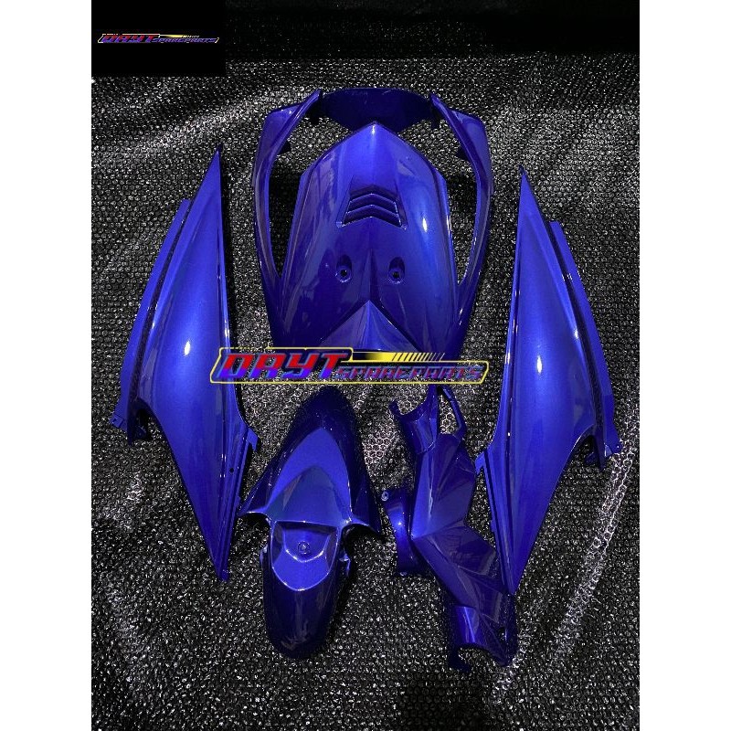 COVER BODY HALUS HONDA BEAT KARBU WARNA COSTUM SILVER & BIRU CANDY, BODY FULL SET BEAT KARBU TAHUN 2