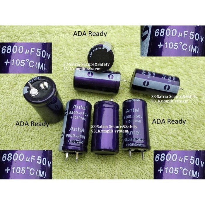 Elco 6800uF 50V Paku Elko 6800 uf 50 V