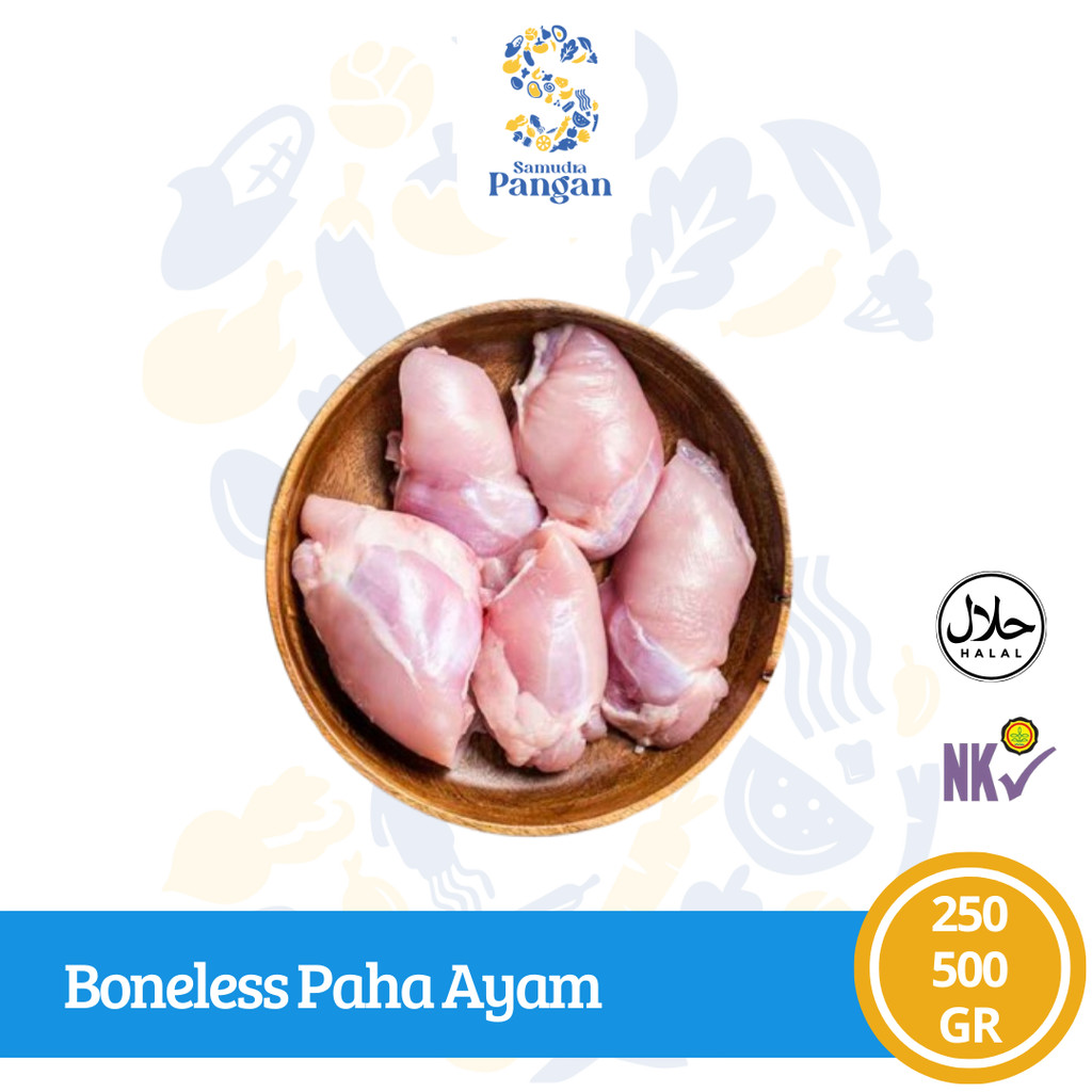 

Fillet Paha Ayam Segar 250 gr Boneless Paha Chicken thigh FRESH HALAL