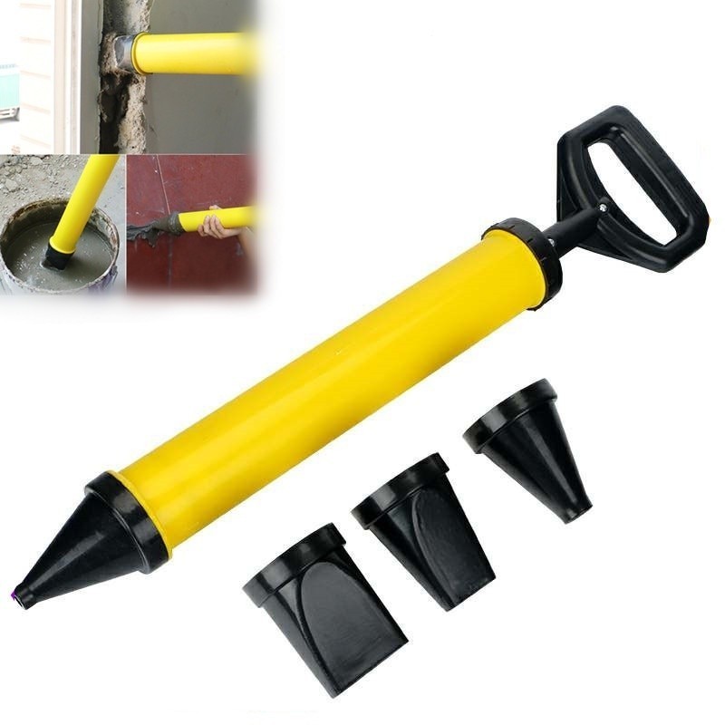 Pompa Semen Kompa Caulking Gun Grout Pump Mortar Sprayer HT + 4 Buah Kepala Pompa - MS