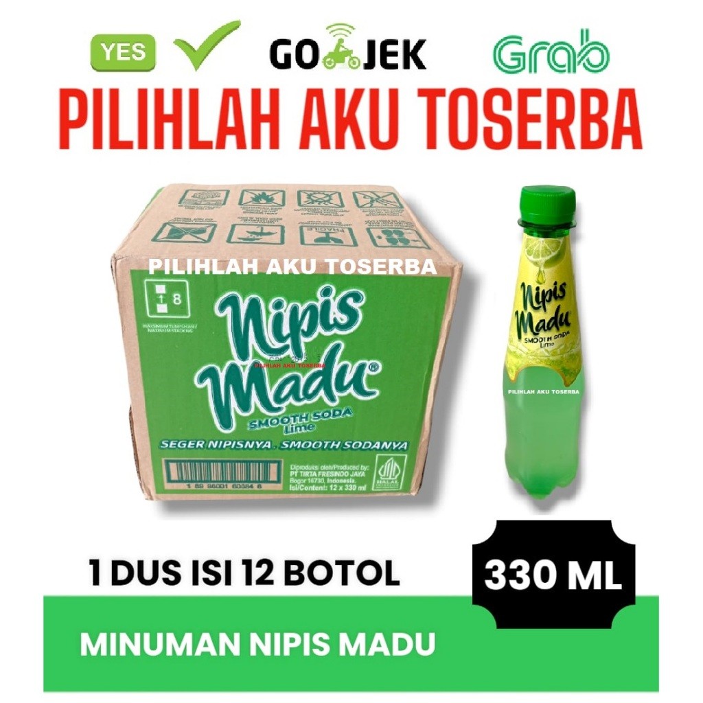 

Minuman NIPIS MADU Lime Soda Pet 330 ml - ( HARGA 1 DUS isi 12 )