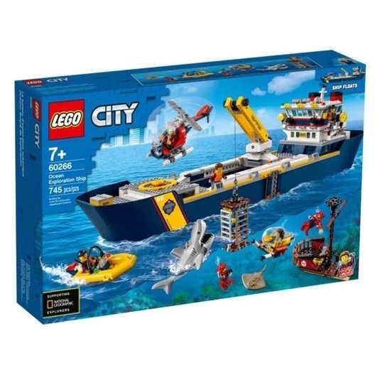 Lego City 60266 Ocean Exploration Ship mainan anak kapal laut