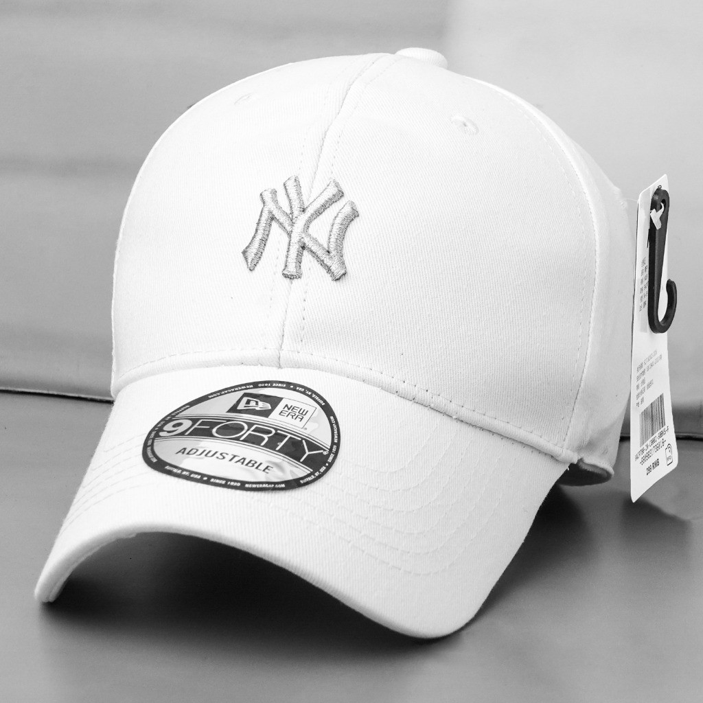 (NEW) LA NY Topi Baseball Caps Logo Kecil Bordir Hitam Putih Katun Import Premium Unisex Korea #446