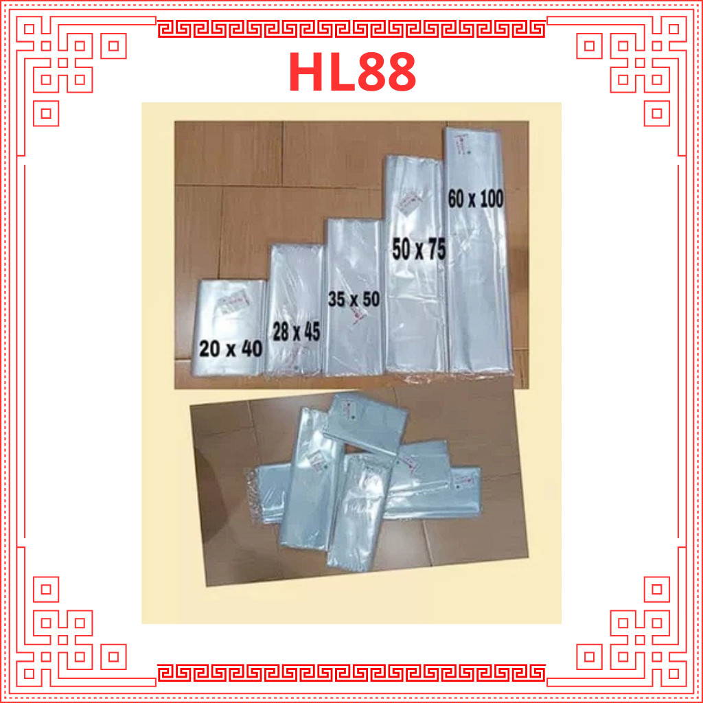 HL88 Plastik PP Snack Makanan / Laundry / Londri Kiloan / Plastik PP Polos 500 Gram Arpo / Wayang / 