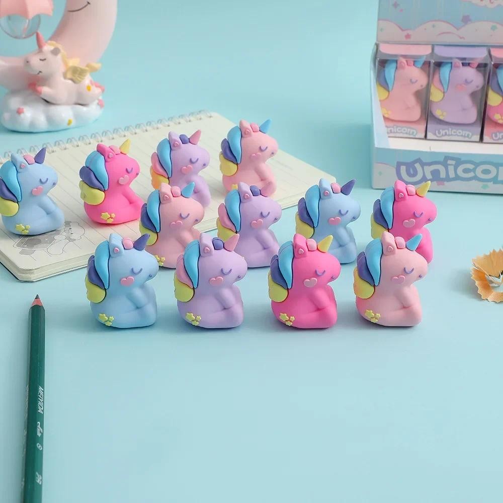 

New Children's Cartoon Unicorn Shaped Pencil Sharpener Student Pencil Sharpener Kawaii School Supplies Stationery