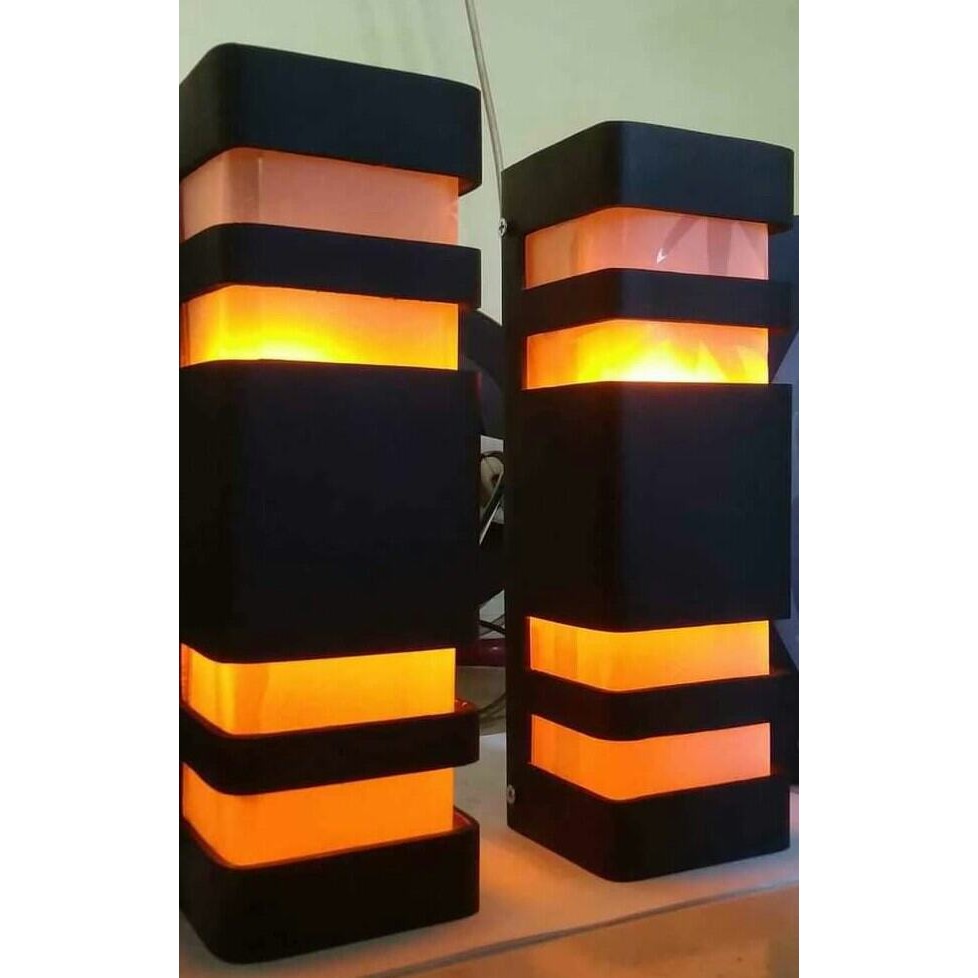 lampu hias dinding teras taman cafe