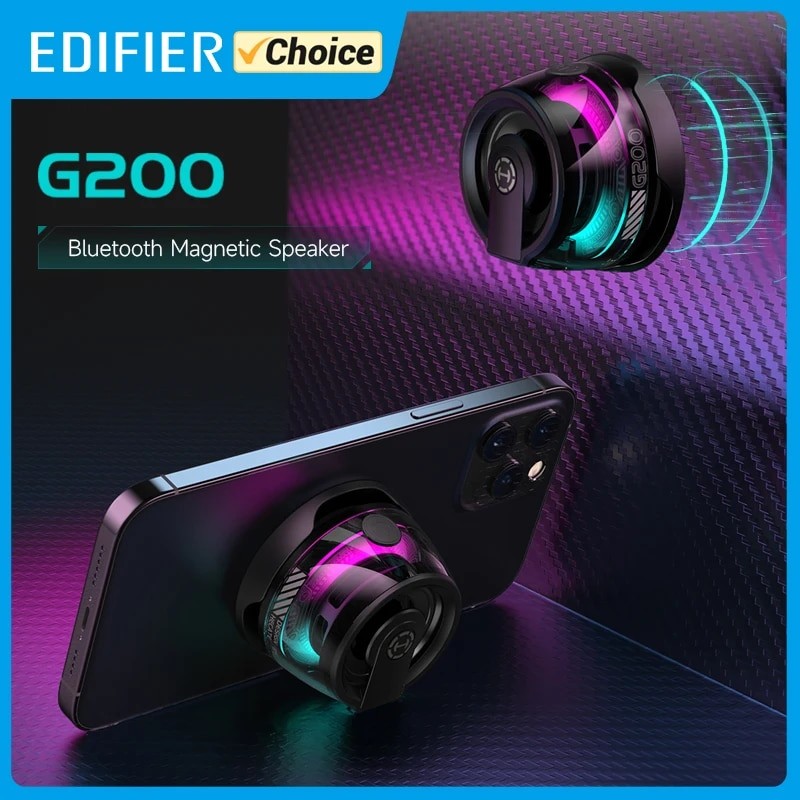 Efier Portable Bluetooth Speaker HECATE G200 RGB Lighting Magnetic Speaker BT5.3 Mini Sound Box 7 Ho
