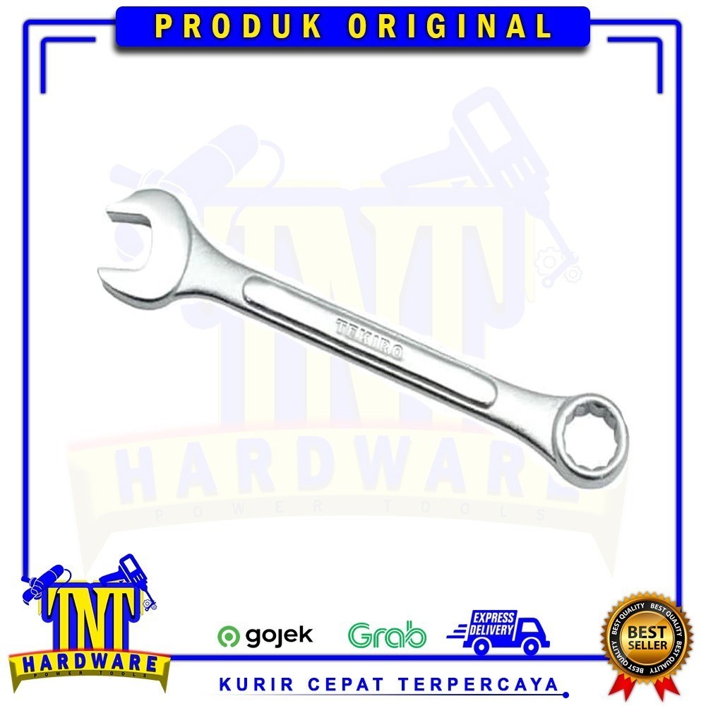 TEKIRO SATUAN Kunci Ring Pas 8,10,11,12,17,19 mm - Combination tekiro