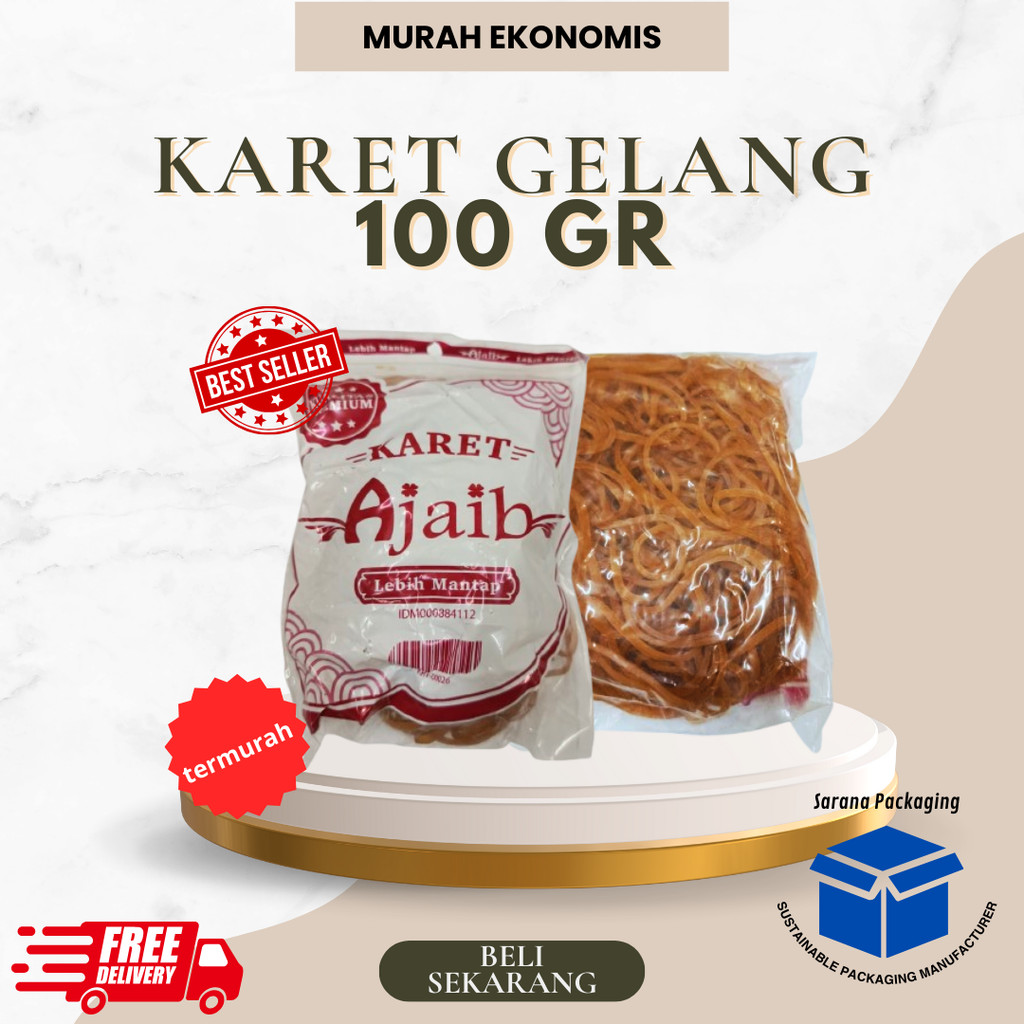 

Karet Gelang 100 gram Karet Elastis Kualitas terbaik Termurah